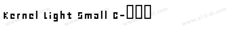 Kernel Light Small C字体转换